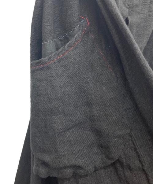 KAPITAL（キャピタル）KAPITAL (キャピタル) スーパーワイドリネンスカートパンツ ブラック サイズ:1の古着・服飾アイテム