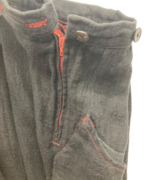 KAPITAL（キャピタル）KAPITAL (キャピタル) スーパーワイドリネンスカートパンツ ブラック サイズ:1の古着・服飾アイテム