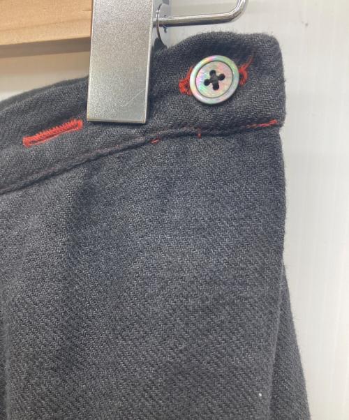 KAPITAL（キャピタル）KAPITAL (キャピタル) スーパーワイドリネンスカートパンツ ブラック サイズ:1の古着・服飾アイテム