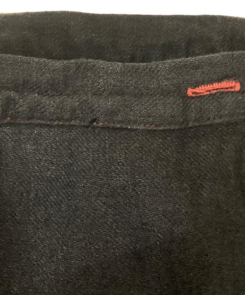 KAPITAL（キャピタル）KAPITAL (キャピタル) スーパーワイドリネンスカートパンツ ブラック サイズ:1の古着・服飾アイテム