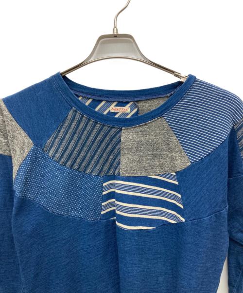 KAPITAL（キャピタル）KAPITAL (キャピタル) パッチワークインディゴL/Sカットソー インディゴ サイズ:2の古着・服飾アイテム