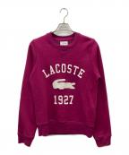 LACOSTEラコステ）の古着「プリントスウェット」｜パープル