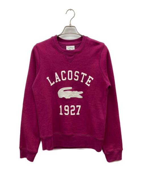LACOSTE（ラコステ）LACOSTE (ラコステ) プリントスウェット パープル サイズ:Sの古着・服飾アイテム