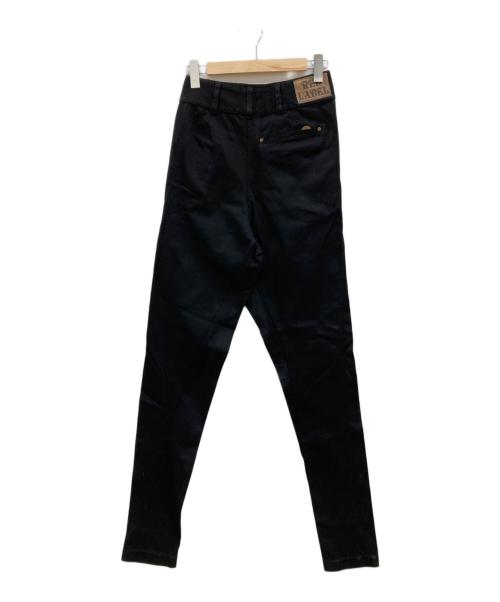 Vivienne Westwood RED LABEL（ヴィヴィアンウエストウッドレッドレーベル）Vivienne Westwood RED LABEL (ヴィヴィアンウエストウッドレッドレーベル) アシンメトリータックデザインデニムパンツ/ブラックデニムパンツ/変形パンツ/archive ブラック サイズ:38の古着・服飾アイテム