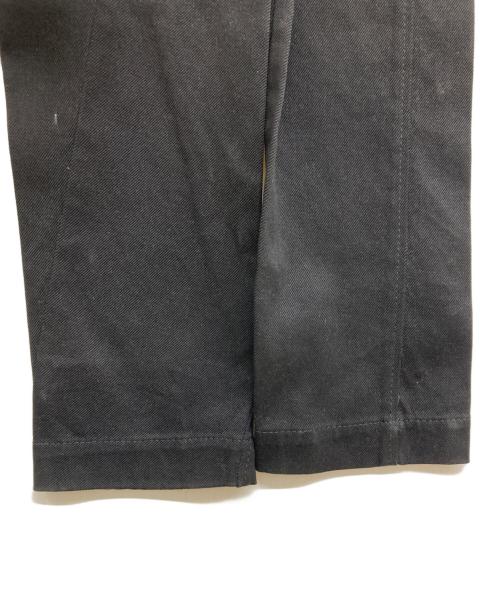 Vivienne Westwood RED LABEL（ヴィヴィアンウエストウッドレッドレーベル）Vivienne Westwood RED LABEL (ヴィヴィアンウエストウッドレッドレーベル) アシンメトリータックデザインデニムパンツ/ブラックデニムパンツ/変形パンツ/archive ブラック サイズ:38の古着・服飾アイテム