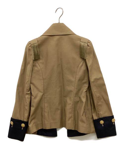 Vivienne Westwood RED LABEL（ヴィヴィアンウエストウッドレッドレーベル）Vivienne Westwood RED LABEL (ヴィヴィアンウエストウッドレッドレーベル) オーブ釦ナポレオンジャケット/テーラードジャケット ベージュ サイズ:1の古着・服飾アイテム