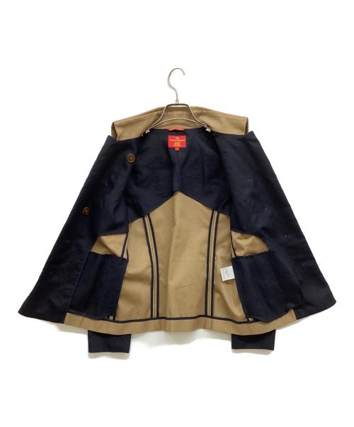 Vivienne Westwood RED LABEL（ヴィヴィアンウエストウッドレッドレーベル）Vivienne Westwood RED LABEL (ヴィヴィアンウエストウッドレッドレーベル) オーブ釦ナポレオンジャケット/テーラードジャケット ベージュ サイズ:1の古着・服飾アイテム