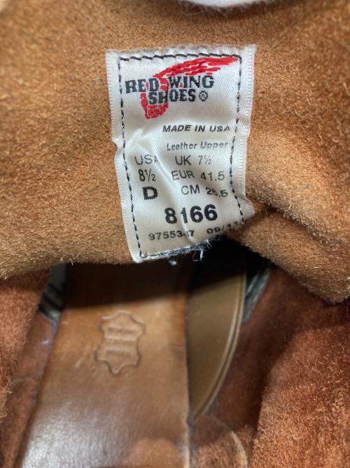 RED WING（レッドウィング）RED WING (レッドウィング) IRISH SETTER 6' ROUND-TOE/8166/ワークブーツ/アイリッシュセッター/ブーツ ブラウン サイズ:8 1/2Dの古着・服飾アイテム