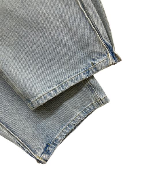 YENN（イエン）YENN (イエン) SIDE PLEATED DENIM PT/サイド プリーツ デニムパンツ/ワイドデニムパンツ インディゴ サイズ:40の古着・服飾アイテム