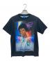 Disney（ディズニー）の古着「Captain EO・マイケルジャクソンプリントTシャツ」｜ブラック