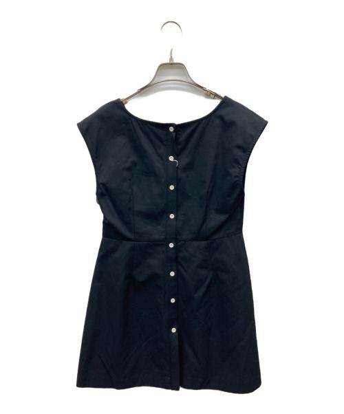 AMAIL（アマイル）AMAIL (アマイル) バックオープンブラウス ブラック サイズ:FREE 未使用品の古着・服飾アイテム