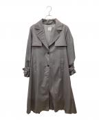 Ameriアメリ）の古着「《STUDIOUS別注》バックプリーツレイヤードコート」｜グレー