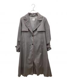 Ameri（アメリ）の古着「《STUDIOUS別注》バックプリーツレイヤードコート」｜グレー