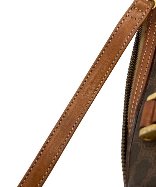 CELINE（セリーヌ）CELINE (セリーヌ) マカダム柄2WAYミニボストンバッグ ブラウンの古着・服飾アイテム