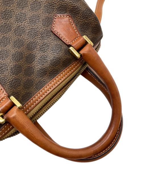CELINE（セリーヌ）CELINE (セリーヌ) マカダム柄2WAYミニボストンバッグ ブラウンの古着・服飾アイテム