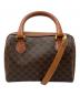 CELINE（セリーヌ）の古着「マカダム柄2WAYミニボストンバッグ」｜ブラウン