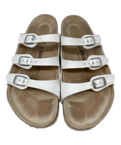 BIRKENSTOCK（ビルケンシュトック）BIRKENSTOCK (ビルケンシュトック) Florida サンダル ホワイト サイズ:40の古着・服飾アイテム