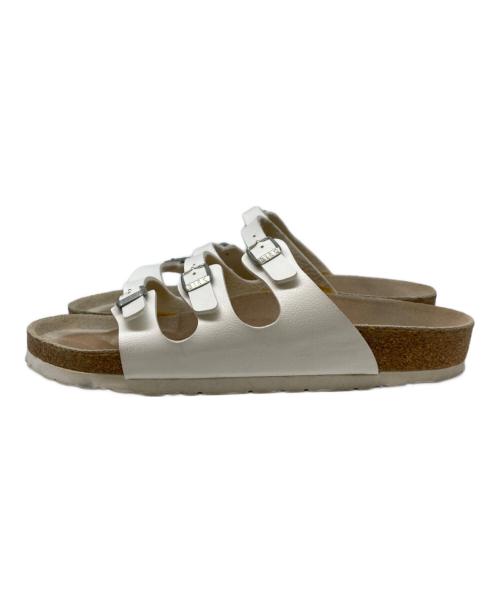 BIRKENSTOCK（ビルケンシュトック）BIRKENSTOCK (ビルケンシュトック) Florida サンダル ホワイト サイズ:40の古着・服飾アイテム