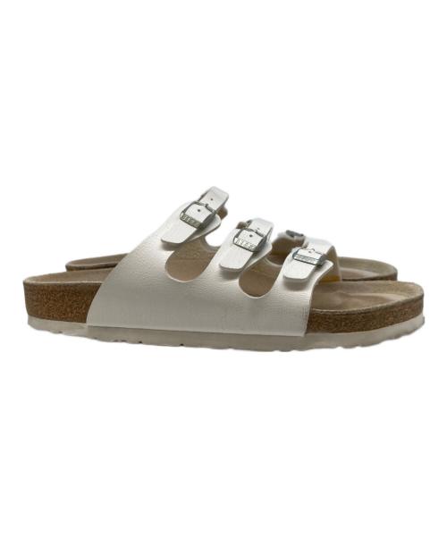 BIRKENSTOCK（ビルケンシュトック）BIRKENSTOCK (ビルケンシュトック) Florida サンダル ホワイト サイズ:40の古着・服飾アイテム