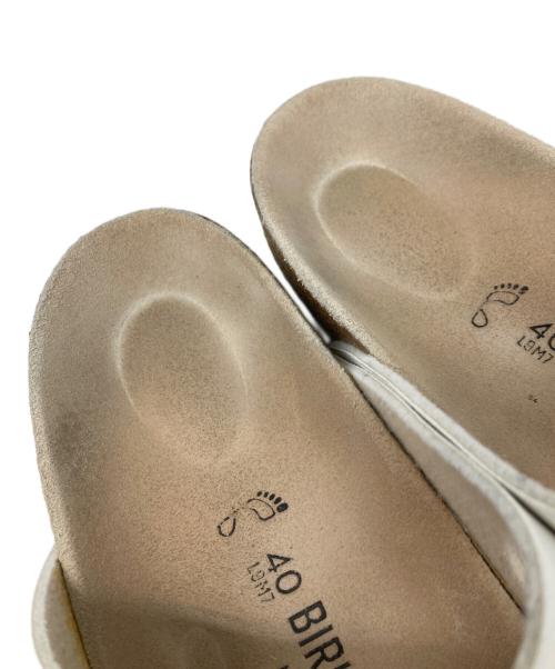 BIRKENSTOCK（ビルケンシュトック）BIRKENSTOCK (ビルケンシュトック) Florida サンダル ホワイト サイズ:40の古着・服飾アイテム