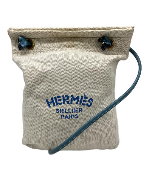 HERMES（エルメス）HERMES (エルメス) アリーヌPM セミショルダーバッグ アイボリーの古着・服飾アイテム