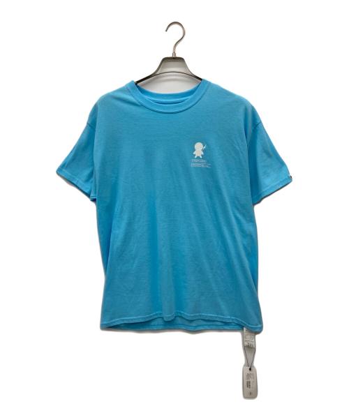 THUNDERBOLT PROJECT（サンダーボルトプロジェクト）THUNDERBOLT PROJECT (サンダーボルトプロジェクト) pokemon (ポケモン) コラボTシャツ/ポケモン/ポッチャマ ブルー サイズ:Lの古着・服飾アイテム