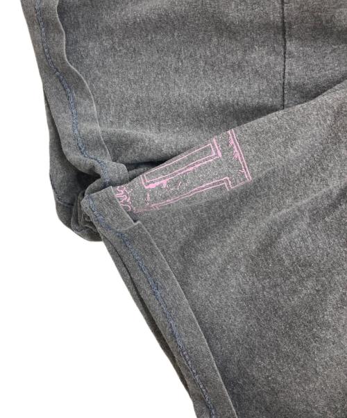 stussy（ステューシー）stussy (ステューシー) NEXUS7 (ネクサスセブン) 90sコラボプリントTシャツ/フェードTシャツ紺タグ/シングルステッチ グレー サイズ:SIZE Lの古着・服飾アイテム