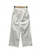 DEUXIEME CLASSEドゥーズィエム クラス）の古着「2024年モデル/Felicity パンツ/ワイドパンツ」｜ホワイト