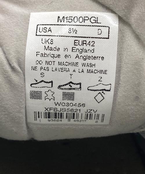 NEW BALANCE（ニューバランス）NEW BALANCE (ニューバランス) M1500PGL/1500 ローカットスニーカー/M1500PGL/イングランド製 グレー サイズ:8.5の古着・服飾アイテム