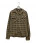 RRL（ダブルアールエル）の古着「CARTER CAMP LONG SLEEVE SPORT SHIRT/カーターキャンプﾛﾝｸﾞｽﾘｰﾌﾞシャツ/カーターキャンプシャツ/オンブレチェックシャツ/チェックシャツ/782840997001」｜カーキ
