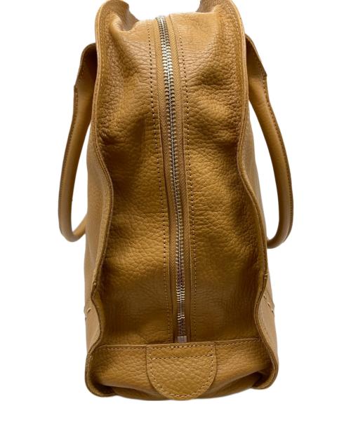 NAGATANI（ナガタニ）NAGATANI (ナガタニ) レザートートバッグ キャメルの古着・服飾アイテム