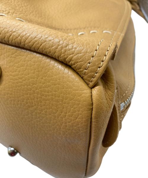 NAGATANI（ナガタニ）NAGATANI (ナガタニ) レザートートバッグ キャメルの古着・服飾アイテム