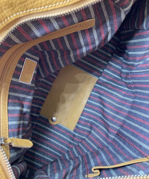 NAGATANI（ナガタニ）NAGATANI (ナガタニ) レザートートバッグ キャメルの古着・服飾アイテム