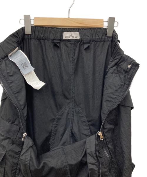 STONE ISLAND（ストーンアイランド）STONE ISLAND (ストーンアイランド) CARGO PANTS/ナイロンメタルカーゴパンツ/771531619 ブラック サイズ:W34の古着・服飾アイテム