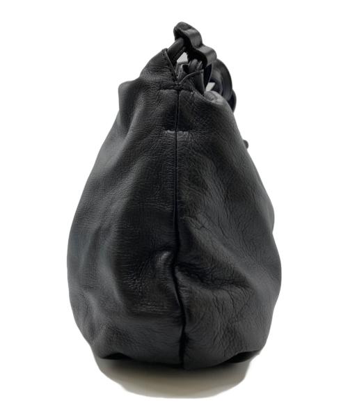 russet（ラシット）russet (ラシット) 巾着2WAYショルダーバッグ ブラックの古着・服飾アイテム