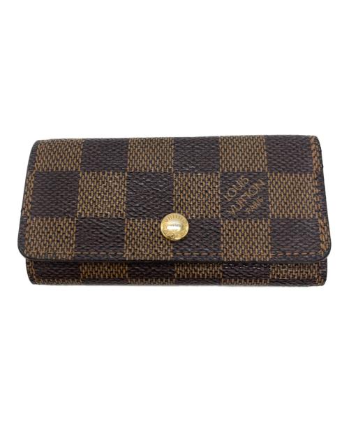 LOUIS VUITTON（ルイ ヴィトン）LOUIS VUITTON (ルイ ヴィトン) ダミエ/ミュルティクレ4/カードケース ブラウンの古着・服飾アイテム