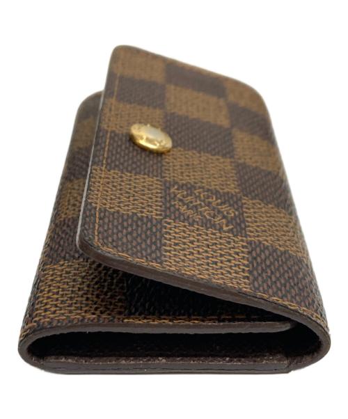 LOUIS VUITTON（ルイ ヴィトン）LOUIS VUITTON (ルイ ヴィトン) ダミエ/ミュルティクレ4/カードケース ブラウンの古着・服飾アイテム