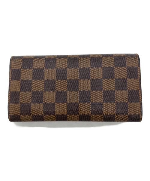 LOUIS VUITTON（ルイ ヴィトン）LOUIS VUITTON (ルイ ヴィトン) ダミエ/ポルトフォイユ・サラ/長財布 ブラウンの古着・服飾アイテム