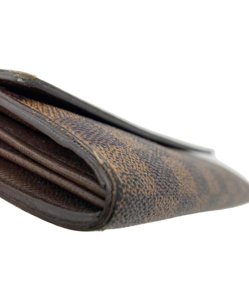 LOUIS VUITTON（ルイ ヴィトン）LOUIS VUITTON (ルイ ヴィトン) ダミエ/ポルトフォイユ・サラ/長財布 ブラウンの古着・服飾アイテム