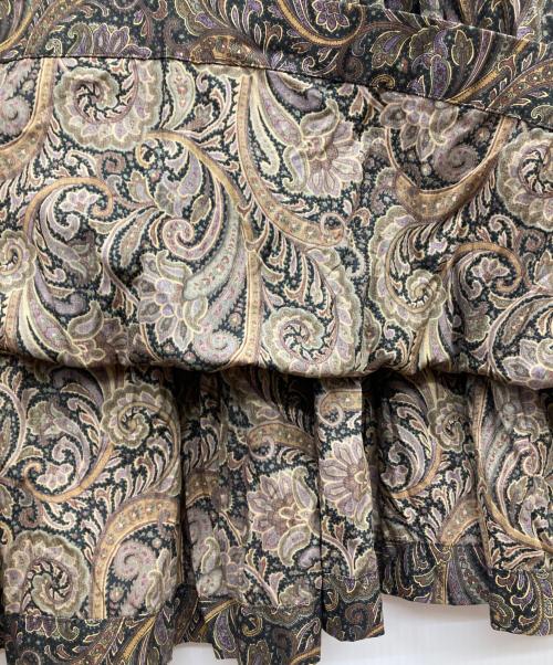 Madder Madder（マダマダ）MADDER MADDER (マダマダ) ペイズリー柄スカート/ペイズリー柄マキシスカート/スカート/プリーツスカート/MM222SK01 マルチカラー サイズ:FREEの古着・服飾アイテム