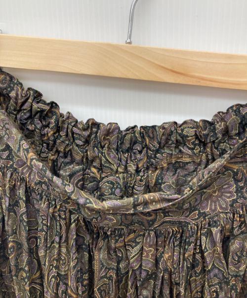 Madder Madder（マダマダ）MADDER MADDER (マダマダ) ペイズリー柄スカート/ペイズリー柄マキシスカート/スカート/プリーツスカート/MM222SK01 マルチカラー サイズ:FREEの古着・服飾アイテム