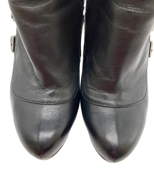 SAERA（サエラ）SAERA (サエラ) アンクルベルトブーツ/ショートブーツ/ブーツ ブラック サイズ:37.5の古着・服飾アイテム