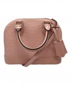 LOUIS VUITTONルイ ヴィトン）の古着「アルマBB/エピ/M41327/ショルダーバッグ/2WAYﾊバッグ/ローズバレリーヌ(カラー)」｜ローズバレリーヌ（ピンク）