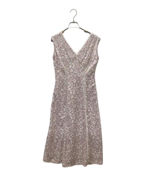 HER LIP TO（ハーリップトゥ）Her lip to (ハーリップトゥ) Lace Trimmed Floral Dress/レース トリムド フローラル ドレス/ノースリーブワンピース/ワンピース/1251305096 ピンク サイズ:Sの古着・服飾アイテム