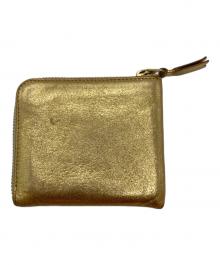 COMME des GARCONS（コムデギャルソン）の古着「L字ファスナーウォレット/ゴールドL字ジップウォレット/コンパクトウォレット」｜ゴールド