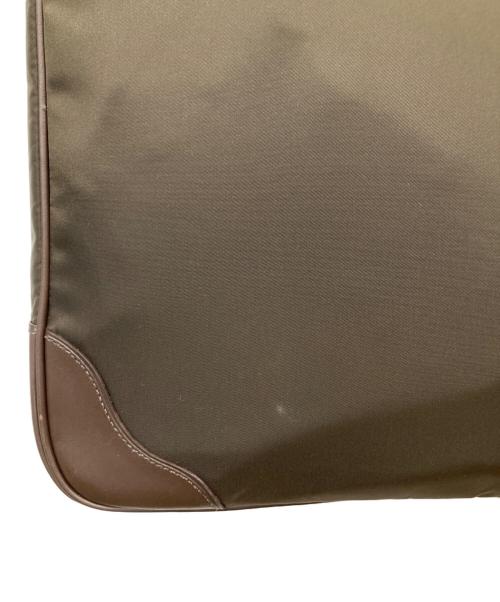 TUMI（トゥミ）TUMI (トゥミ) レザーコンビブリーフケース/ブリーフケース/ビジネスバッグ オリーブ×ブラウンの古着・服飾アイテム