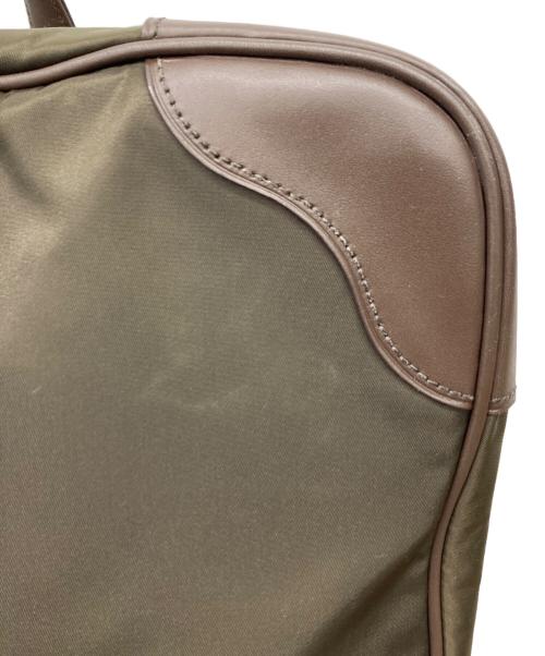 TUMI（トゥミ）TUMI (トゥミ) レザーコンビブリーフケース/ブリーフケース/ビジネスバッグ オリーブ×ブラウンの古着・服飾アイテム