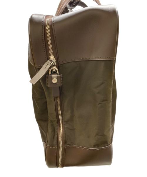 TUMI（トゥミ）TUMI (トゥミ) レザーコンビブリーフケース/ブリーフケース/ビジネスバッグ オリーブ×ブラウンの古着・服飾アイテム