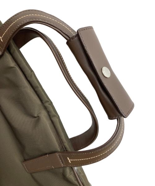 TUMI（トゥミ）TUMI (トゥミ) レザーコンビブリーフケース/ブリーフケース/ビジネスバッグ オリーブ×ブラウンの古着・服飾アイテム