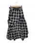 SLY (スライ) DAMAGE FLANNEL 2WAY スカート/ダメージフランネル2WAYスカート グレー×ブラック サイズ:SIZE 2：5000円